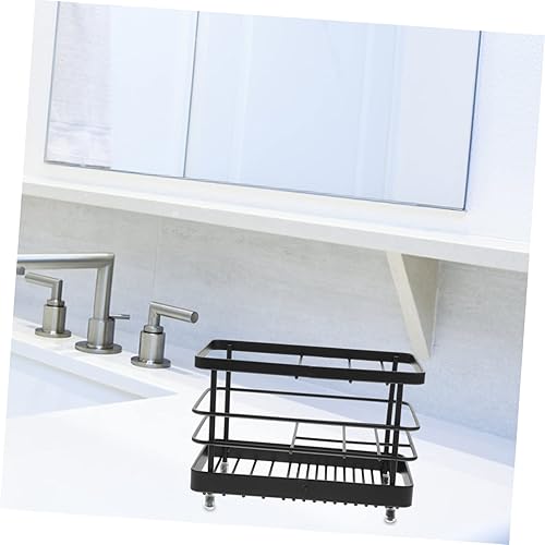 Miniatura 8 de Cabilock Soporte para pasta de dientes, pequeño soporte cromado para cepillos de dientes para baño, inoxidable inoxidable, soporte de exhibición