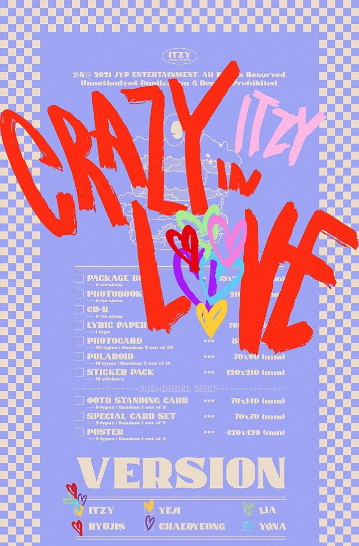 ITZY CRAZY IN LOVE The 1st Album (YEJI)