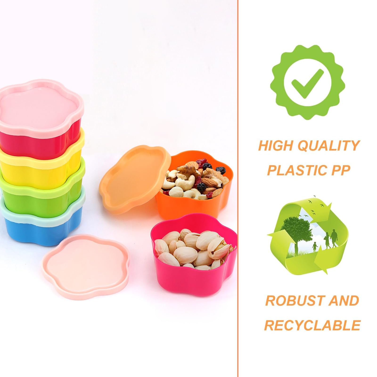 Set 5 Contenitori Piccoli Per Alimenti - Ermetici, Ideali Per Salse, Spezie, Snack, Colore Giallo - Foto 7