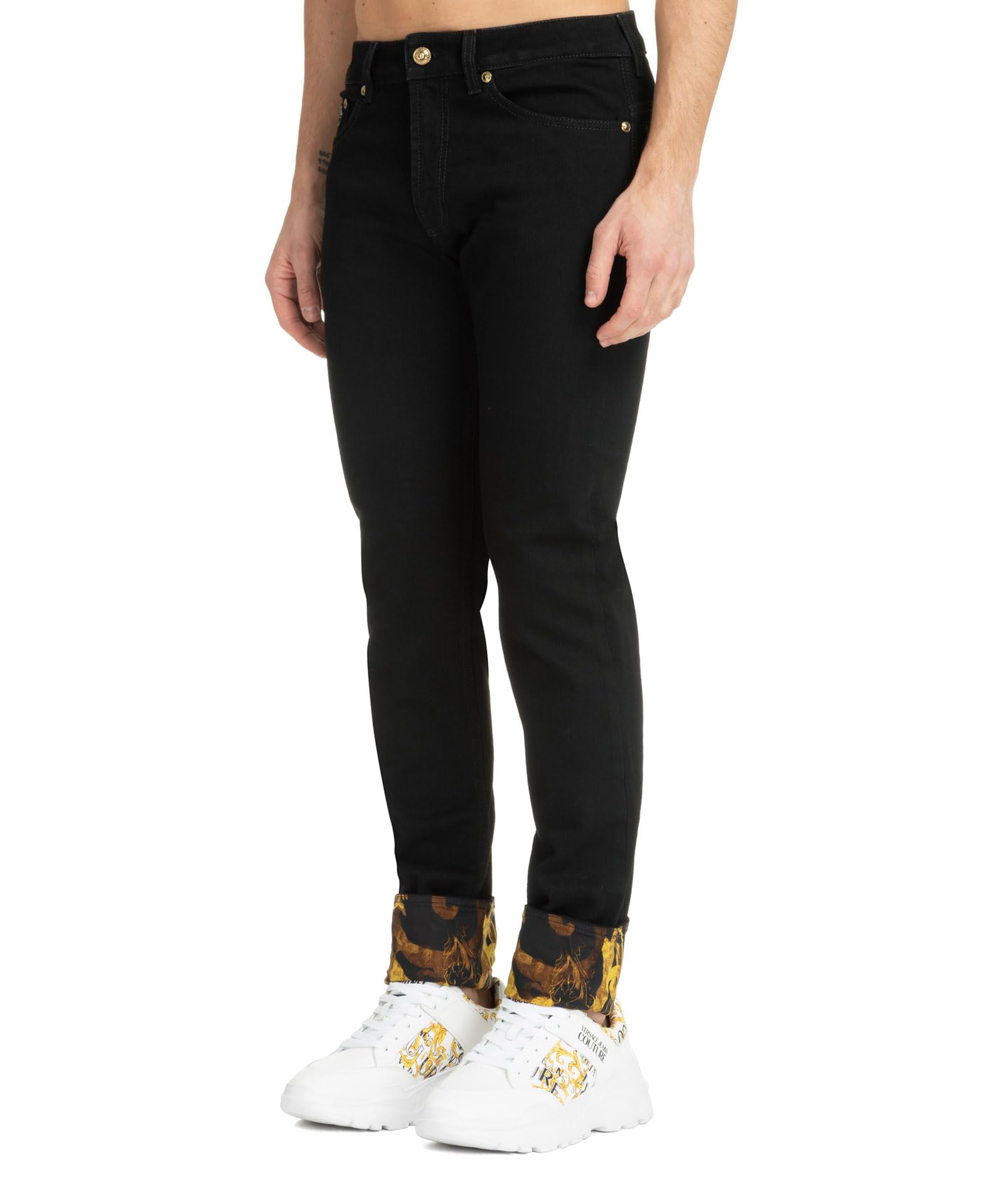 VERSACE JEANS COUTURE Men Jeans Black - Multicolor