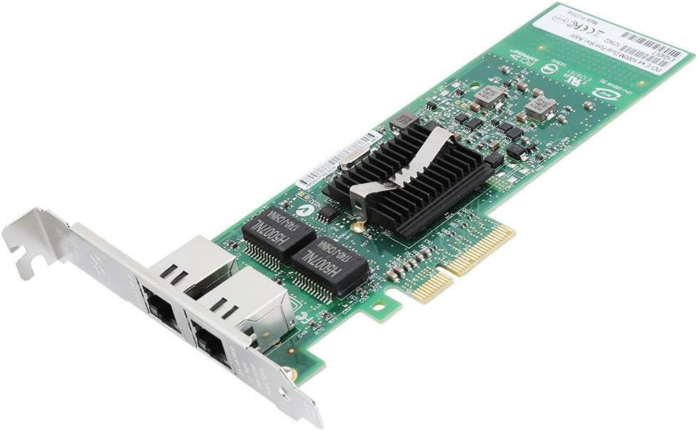 for Intel 82576 Chip 1.25G Gigabit Ethernet Converged Network Adapter (NIC), Dual RJ45 Copper Ports, PCI Express 2.0 X4, Same as E1G42ET