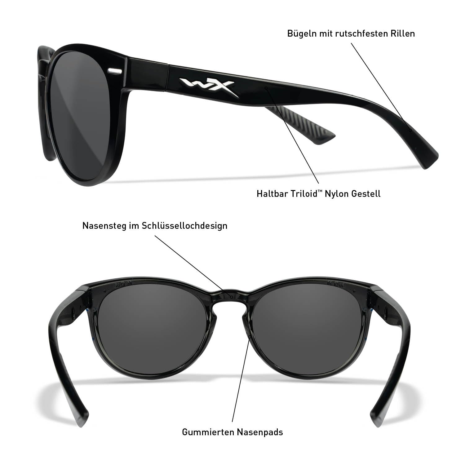 Wiley X Unisex Covert Sonnenbrille (1er Pack)