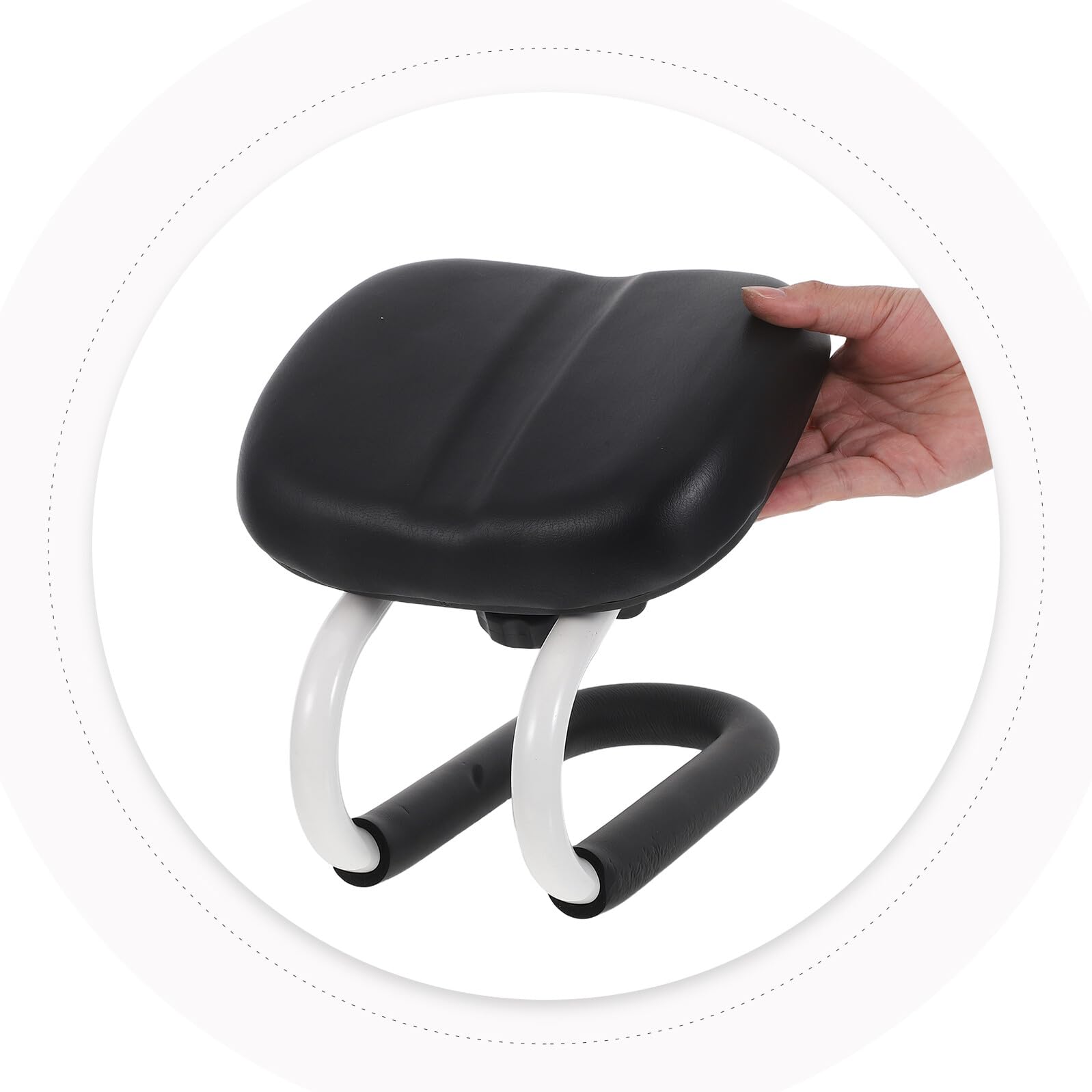 Mikinona Stołek Do Medytacji Stołek Do Medytacji Seiza Krzesło Modlitewne Ławka Modlitewna Dla Klęcznika Wyściełana Metalowa Black