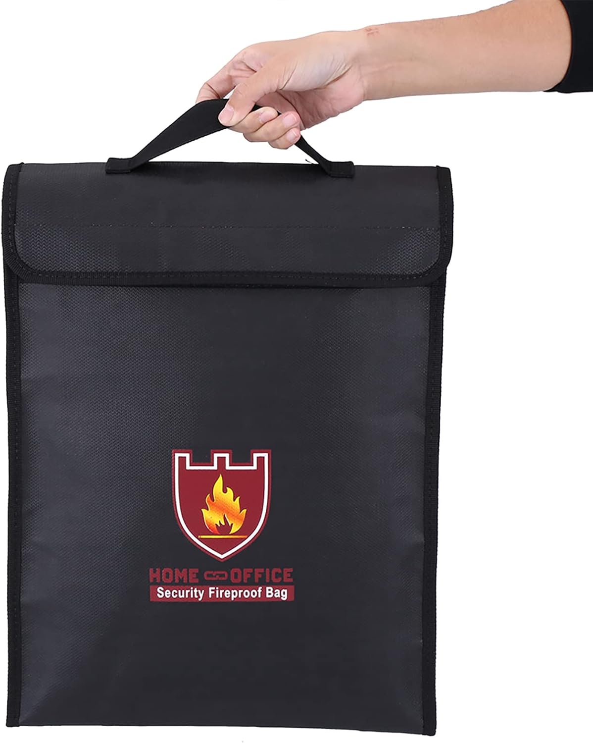 2 Pack Double Sided Fireproof Bags for LiPo Battery, Money, and