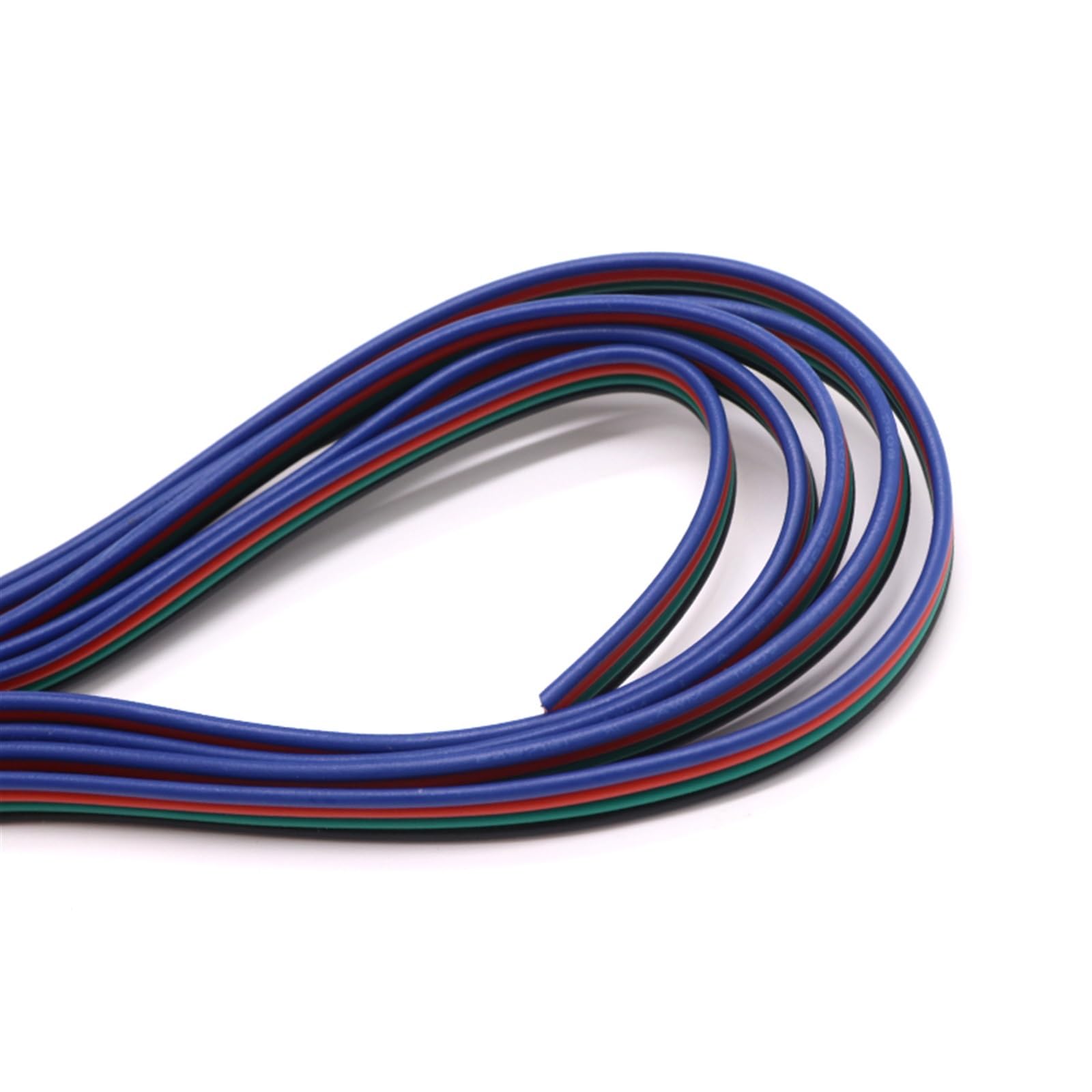 Stromkabel, 5050 RGB-Lichtkabel, 18AWG-Anschlusskabel, 5M/10M Elektrokabel, 2/3/4/5/6-poliges Kabel(3pin,5m)