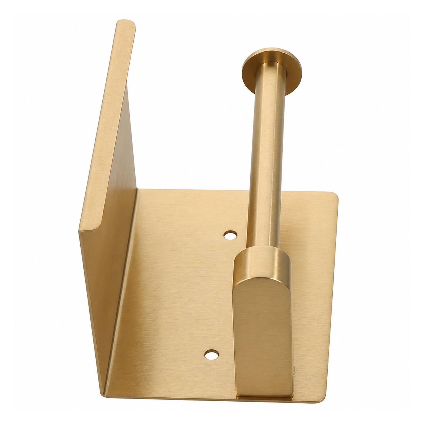 Porta carta igienica in acciaio inox 201 con ripiano | Oro, acciaio inossidabile 201, for bagno, cucina, camera da letto: mensola for telefono a parete