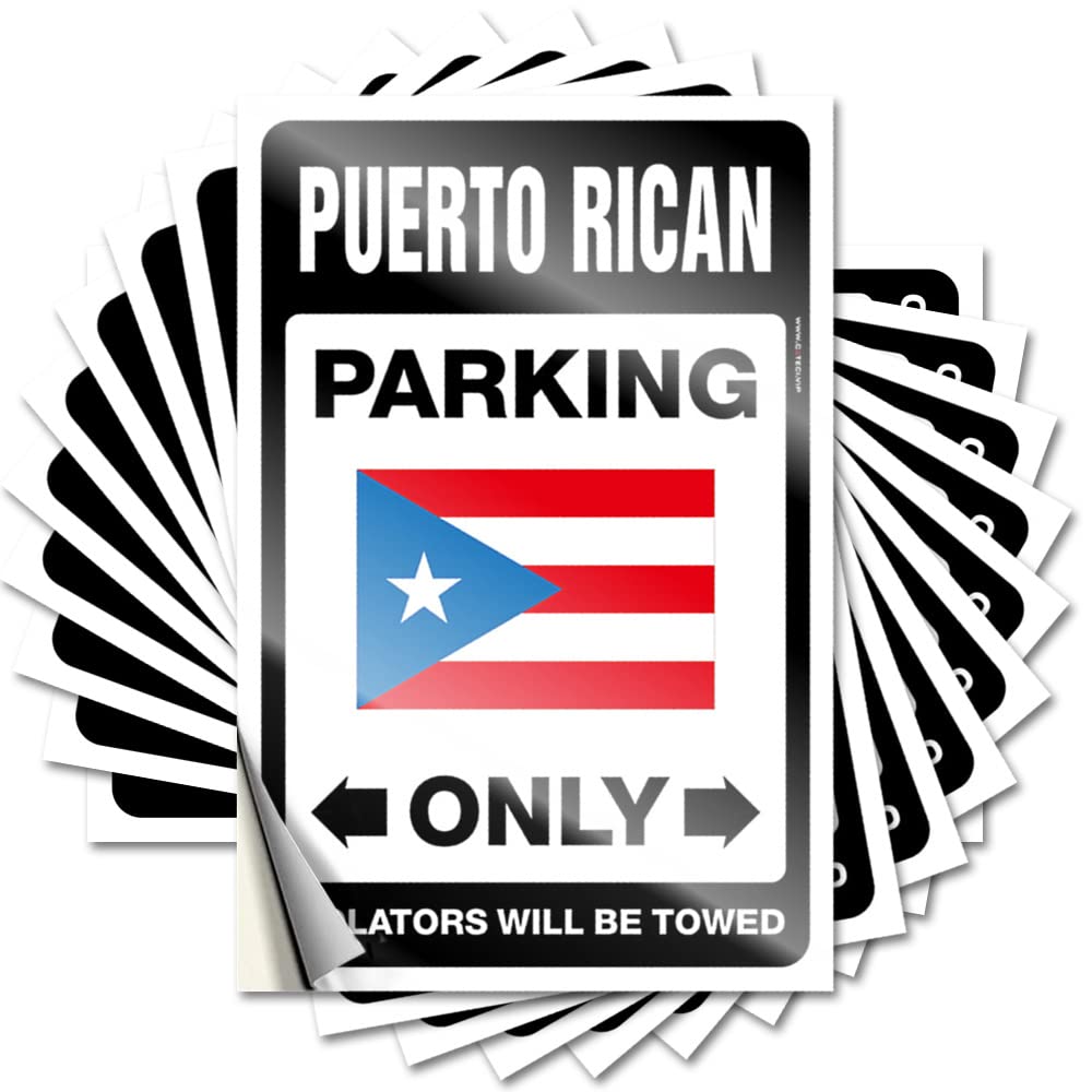 Saying - Coastal Wall Puerto Rican Parking Only for Boss Country Stuff(12X18CM)
