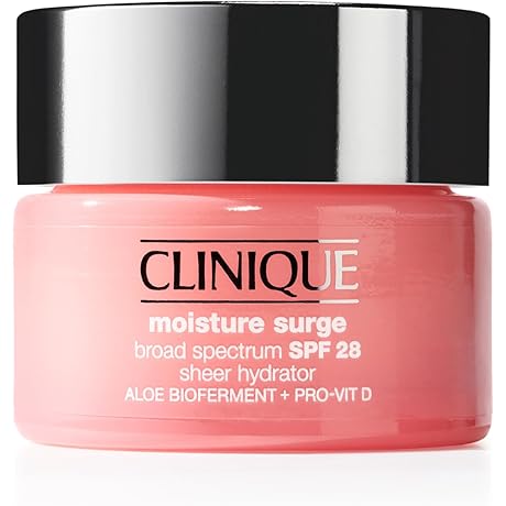 Clinique Moisture Surge Broad Spectrum SPF 28 Sheer Hydrator Face Moisturizer: Daily...