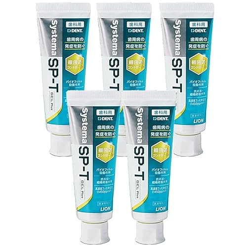 ライオン DENTシステマSP-Tジェル85g (5本)の商品画像（Amazon）