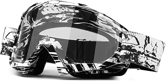 Dirt Bike Goggles Motorcycle Gear ATV Riding Motocross Dirtbike 4-Wheeler Accessories Ski Fit Over The Glasses