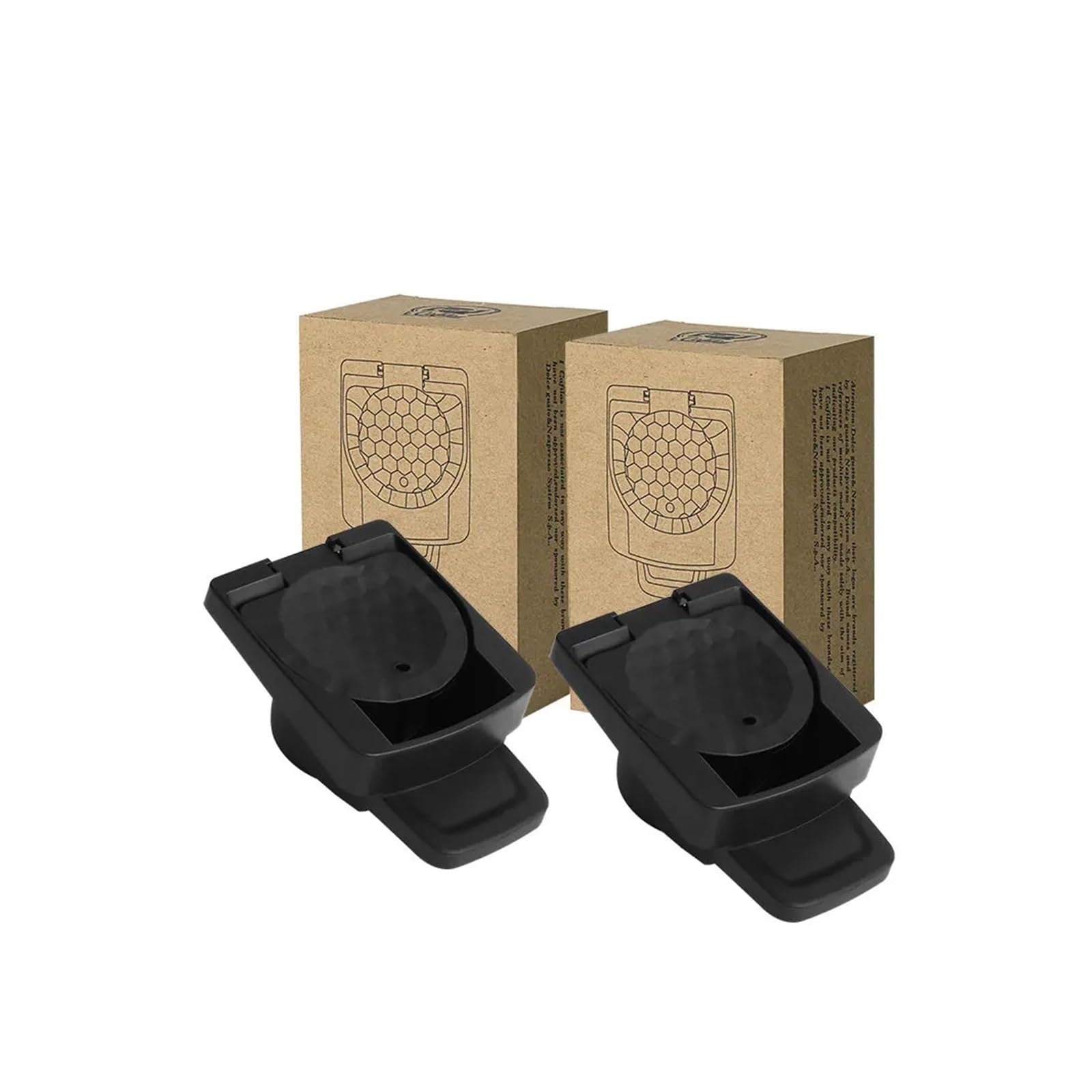 Adaptador De Café Compatible Con Nespresso, Adaptador For Cápsulas, Compatible Con Dolce Gusto Y Melody Genio 2 Mini ME Maker(2pcs)
