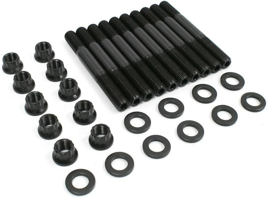 Speedmaster PCE287.1006 Compatible with Ford SB 289 302 Windsor 2 Bolt 12 Point Main Stud Kit