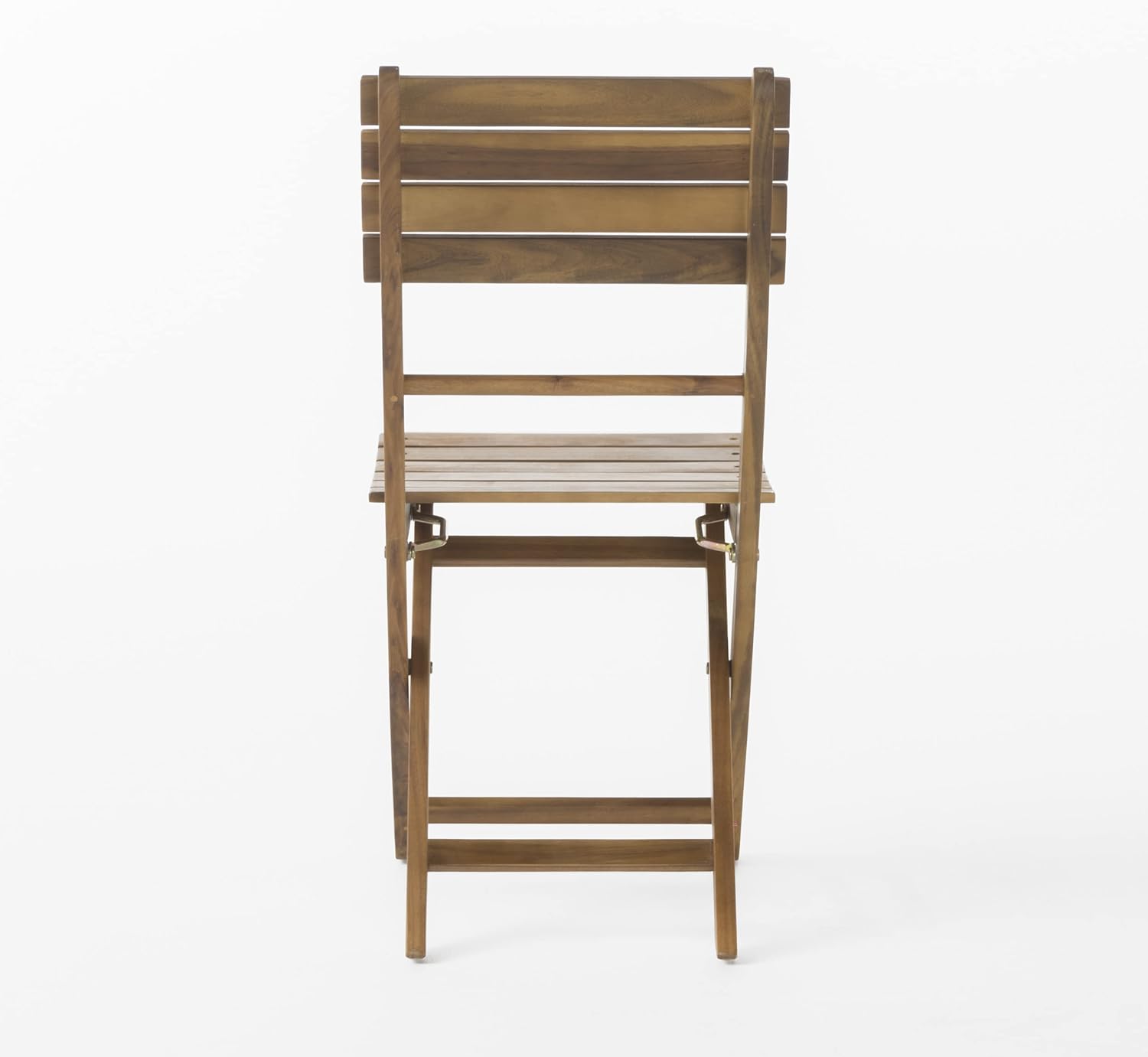 Christopher Knight Home Positano Outdoor Acacia Wood Foldable Dining Chairs, 2-Pcs Set, Natural Stained