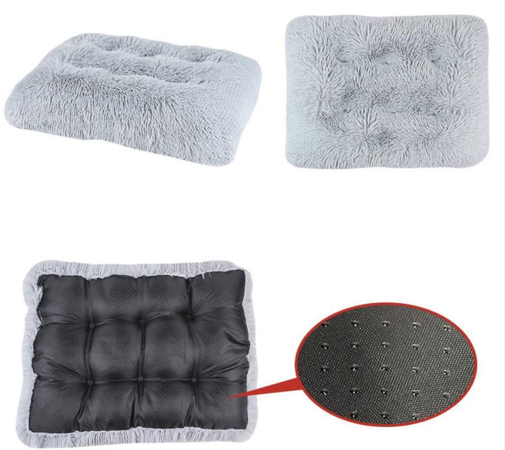 Pluche hond huisdier bed zachte hond krat matras warm hond kussen, wasbaar hond puppy kat kooien mat, antislip huisdier deken bed voor buiten binnen slaapbank, S M L XL XXL Pluche hond huisdier bed zachte hond krat matras warm hond kussen, wasbaar hond puppy kat kooien mat, antislip huisdier deken bed voor buiten binnen slaapbank, S M L XL XXL