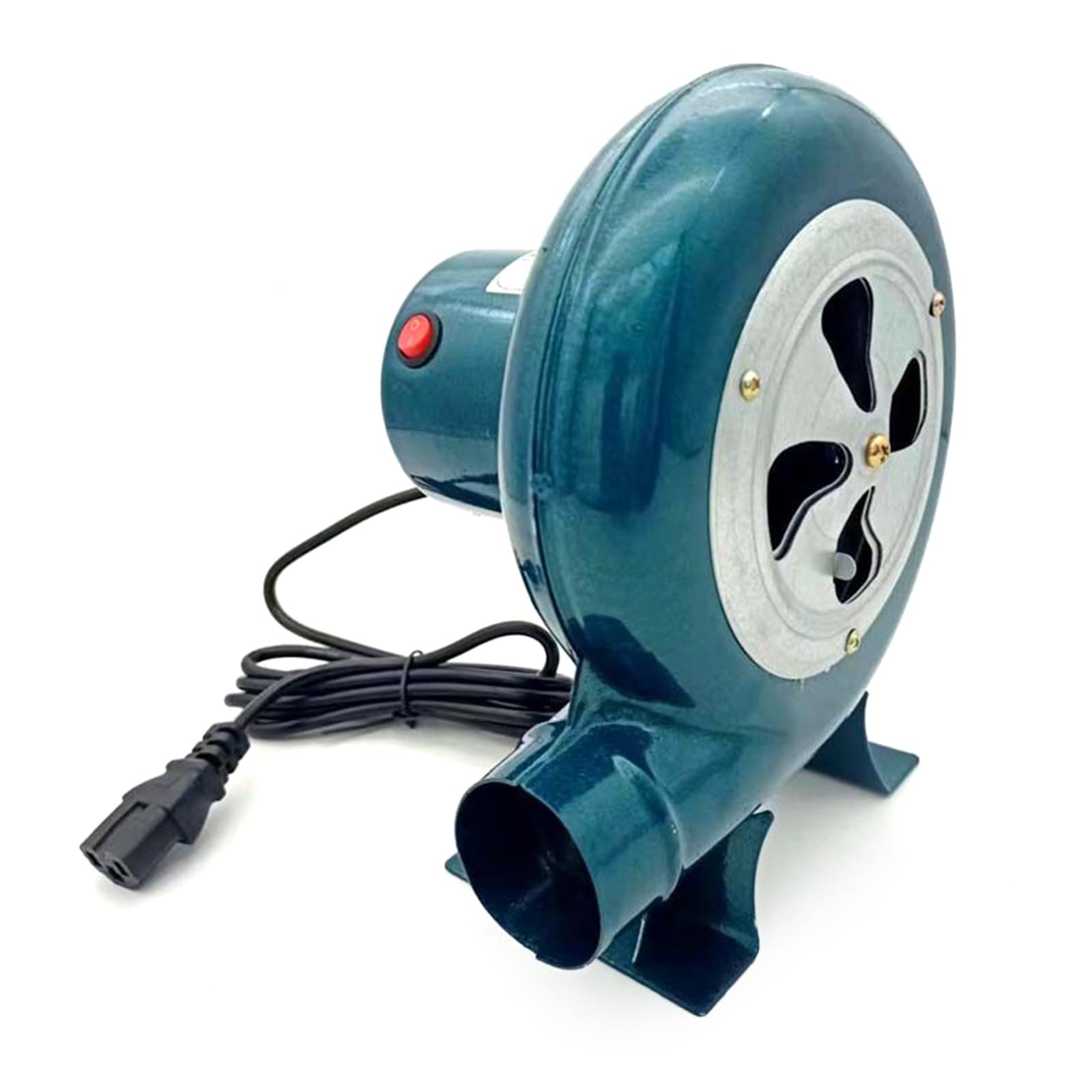 Apglsxy Efficiency Outdoor Barbecue 48V 80W Metal Air Blower For Campfire Maker Outdoor Cooking Tricycle Compatible Camping Electric Blower For Bbq