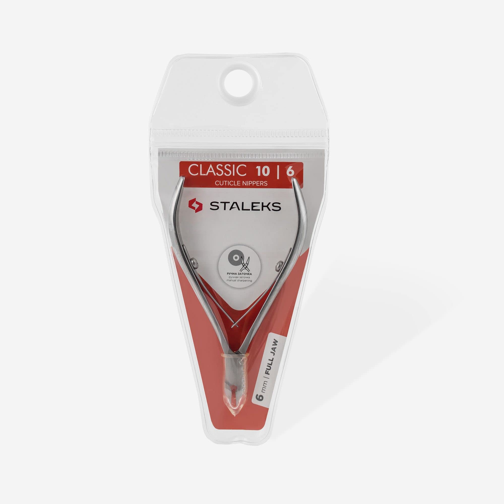 STALEKS PRO CLASSIC 10 Pince à cuticules NC-10 (Variations de lame 6/8/11/14 mm) (NC-10-6)