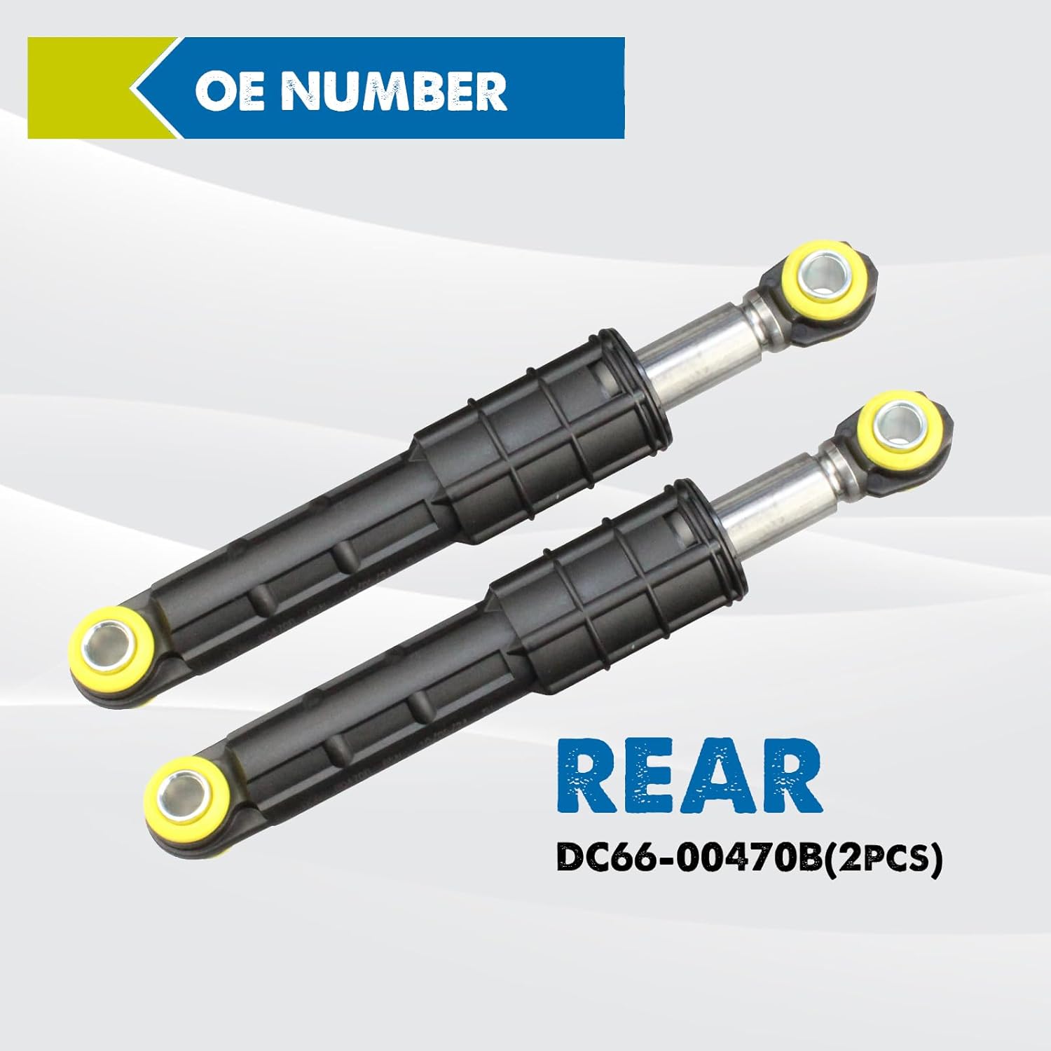 Washer Shock Absorber DC66-00470A and DC66-00470B for Samsung Washing Machine Replaces AP4206426, 2020946, DC66-00650C, DC66-00650D(4-Pack)