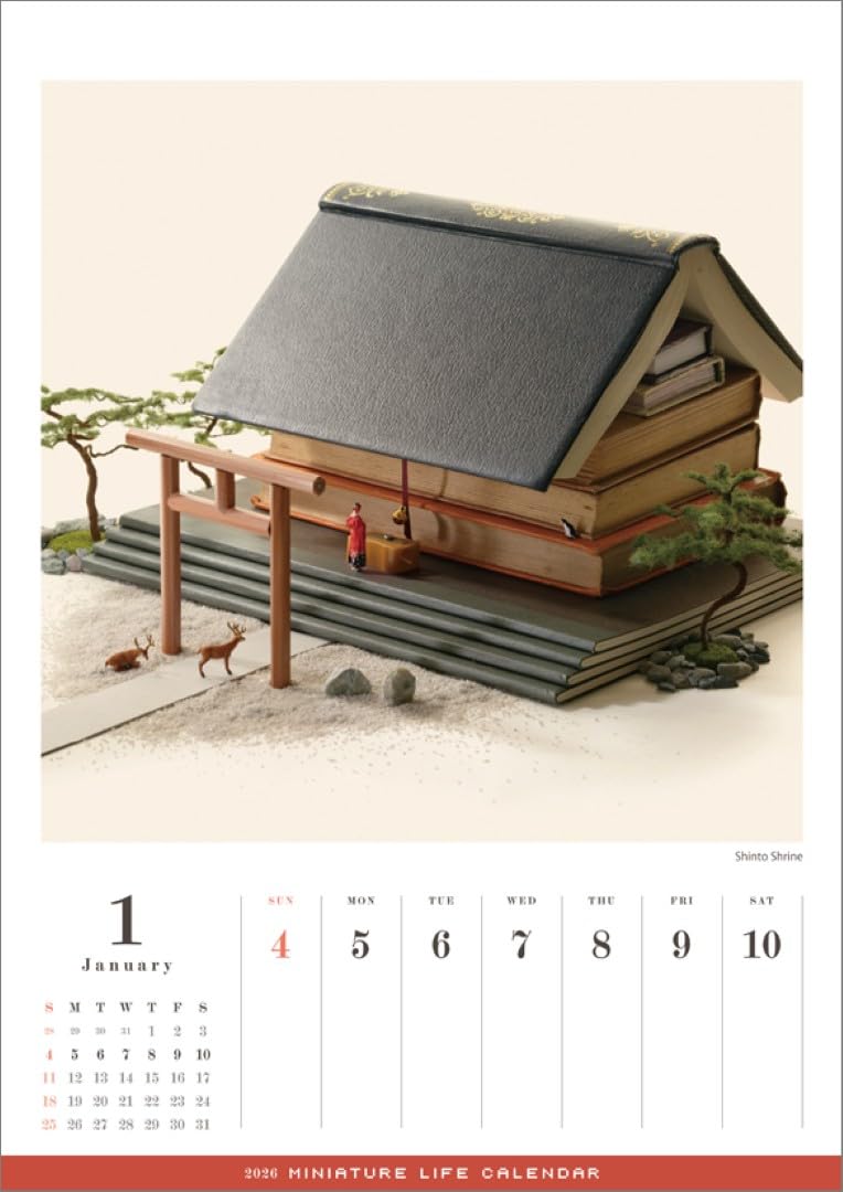 Amazon | ハゴロモ MINIATURE LIFE CALENDAR(Overseas edition※No