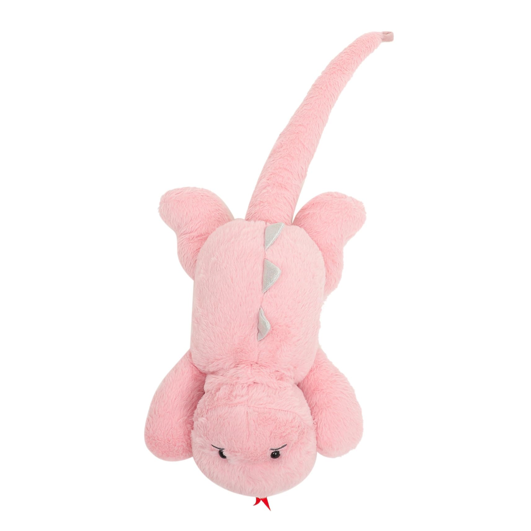 Dinosaurio de Peluche Rosa de Felpa y Algodón PP, Juguete