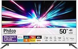 Smart TV 50” Philco Roku TV LED Dolby Audio PTV50VA4REGB