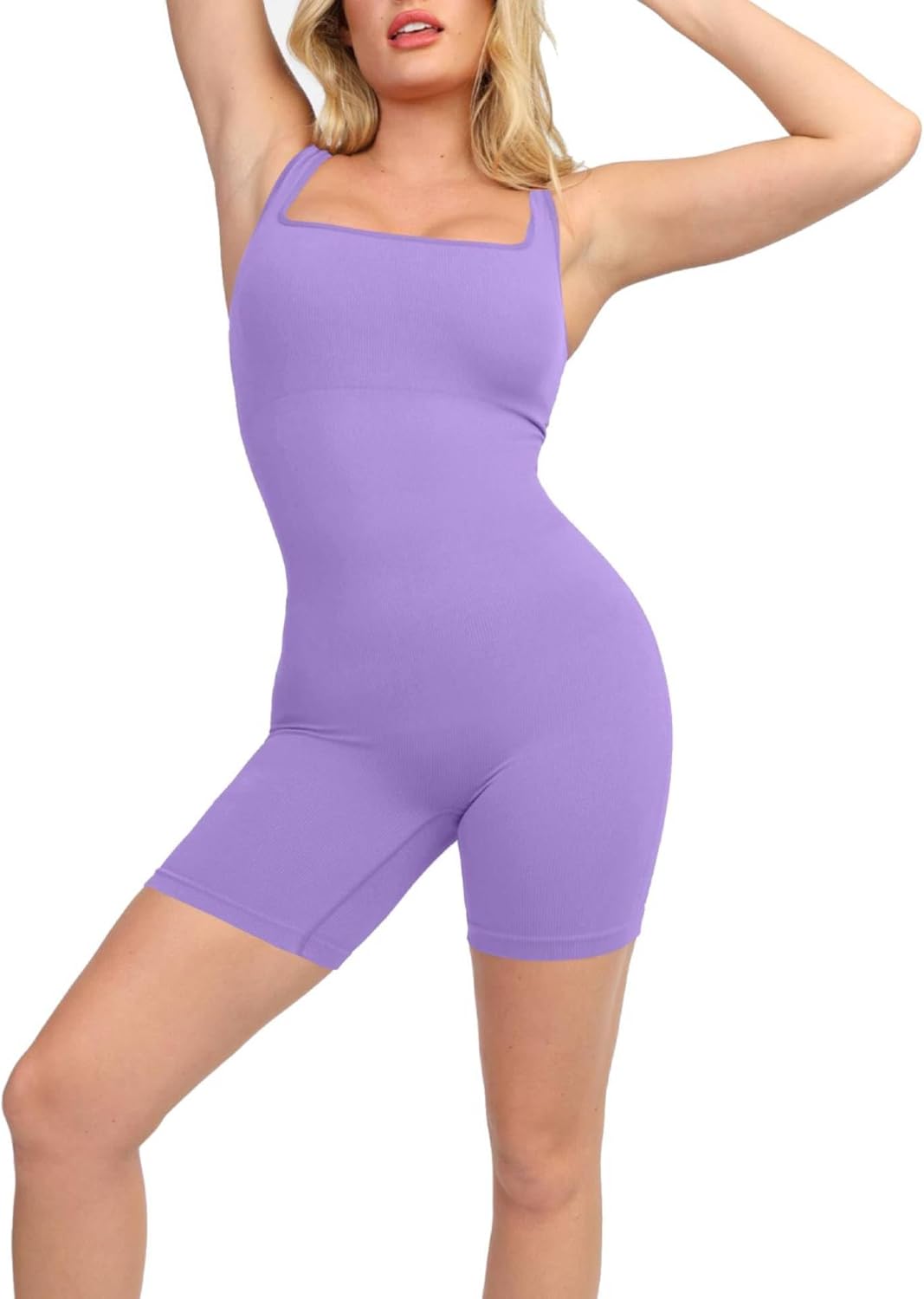 Popilush Shapewear Jumpsuits with Built-in Bra