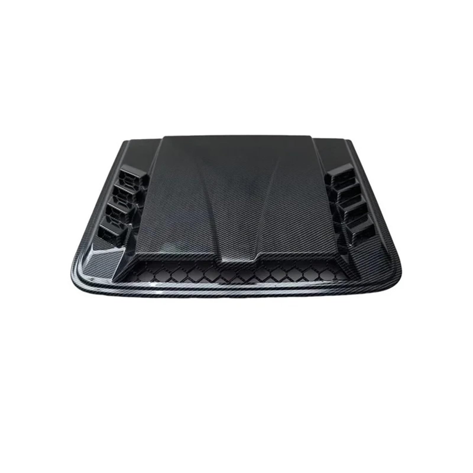 Auto Lufteinlass Aufkleber Motorhaube für Kraftfahrzeuge | Universelle Kfz-Motorhauben-Entlüftungsschutzabdeckung, dekorative Lufteinlass-Entlüftungsabdeckungen(Carbon texture)