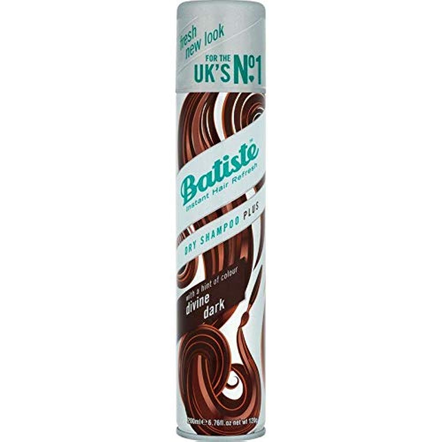 BatisteDry Shampoo Plus Instant Hair Refresh Divine Dark For Deep Dark Brown Hair
