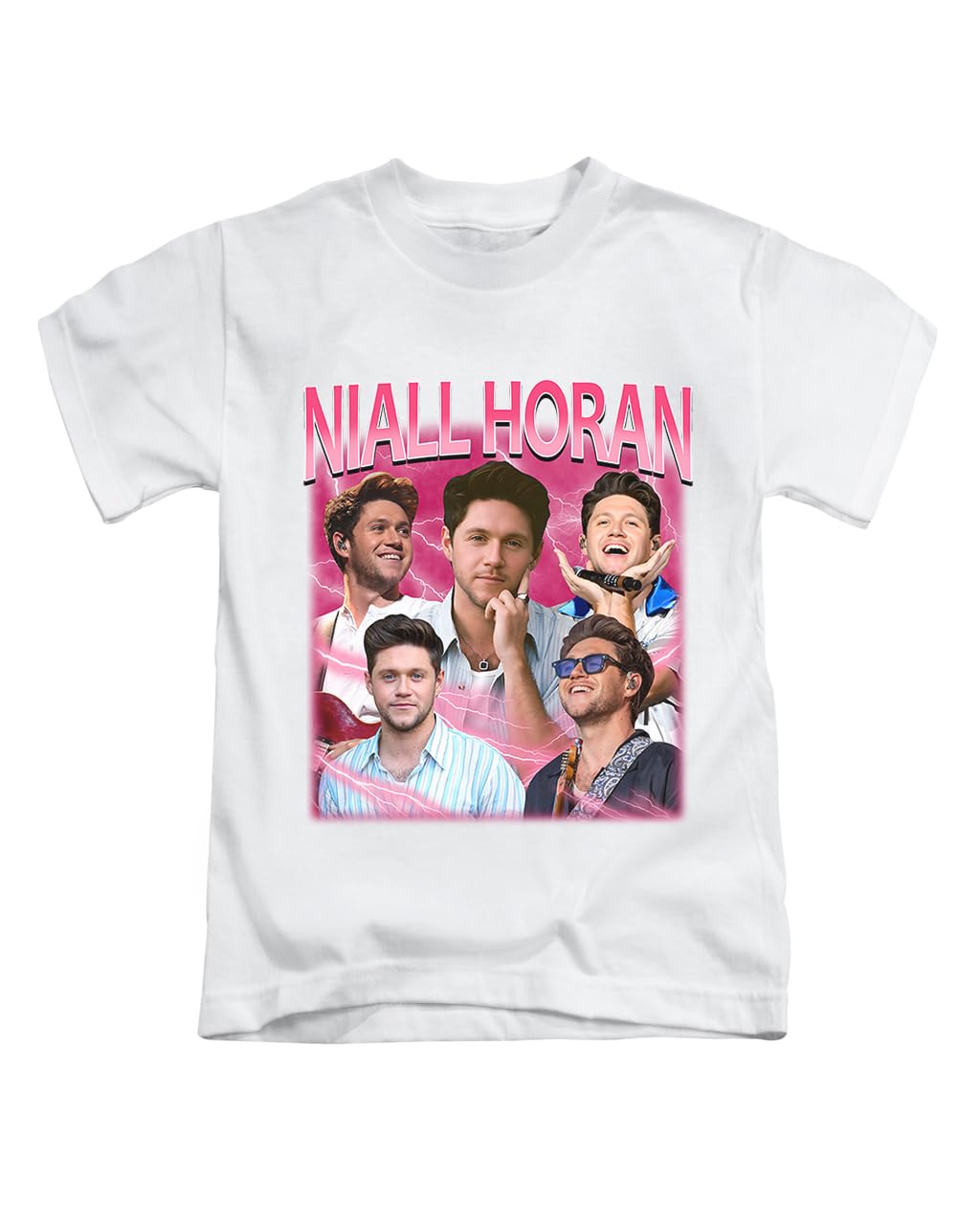 New Spirit Original Unisex White Niall Pop Horan, Trendy Trending Cool Novelty Dinner Party Tee T-Shirt Funny T Shirt Top