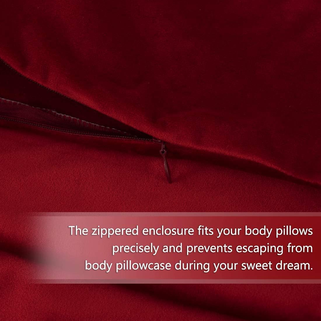 StangH Bundle Velvet Body Pillow Cover & Velvet Valance