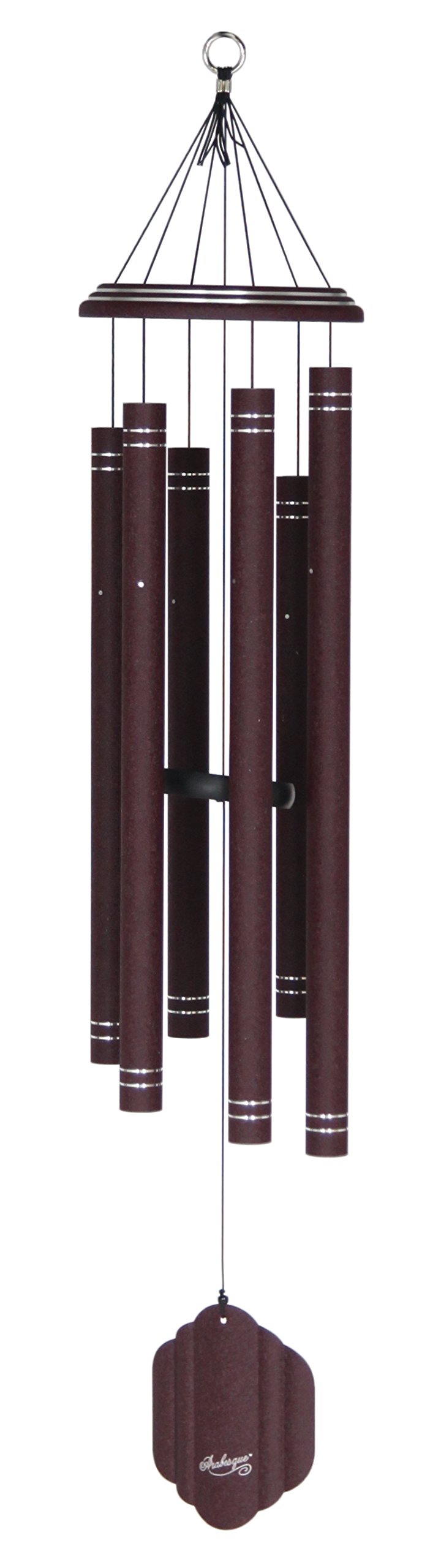 Arabesque 44-inch Windchime, Garnet