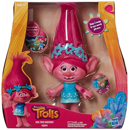 Muñeca DreamWorks Trolls Poppy Hug Time Harmony miniatura 2