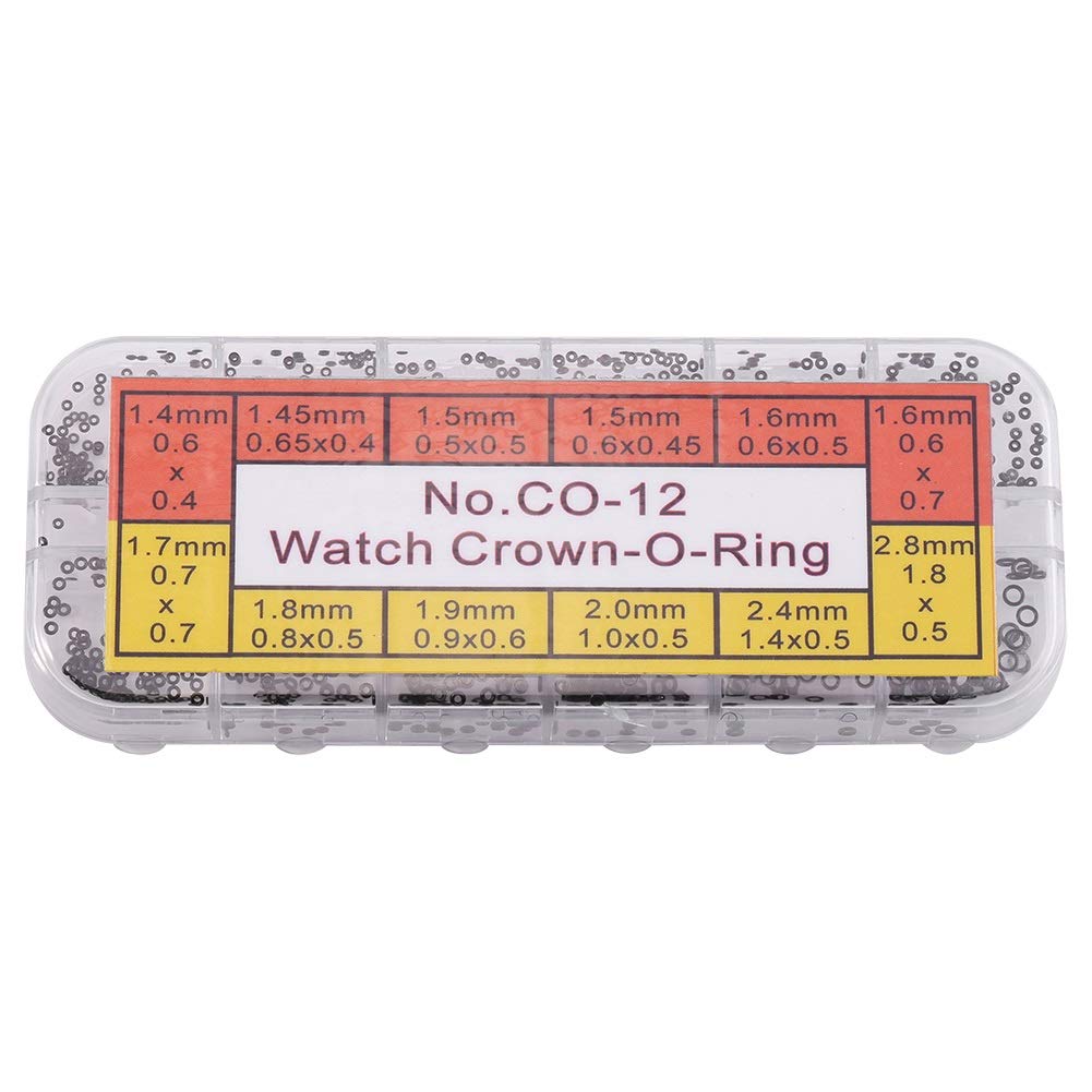 Ricambio Per Orologio: Corona Con Logo + Inserto Cassa E Guarnizione In Gomma