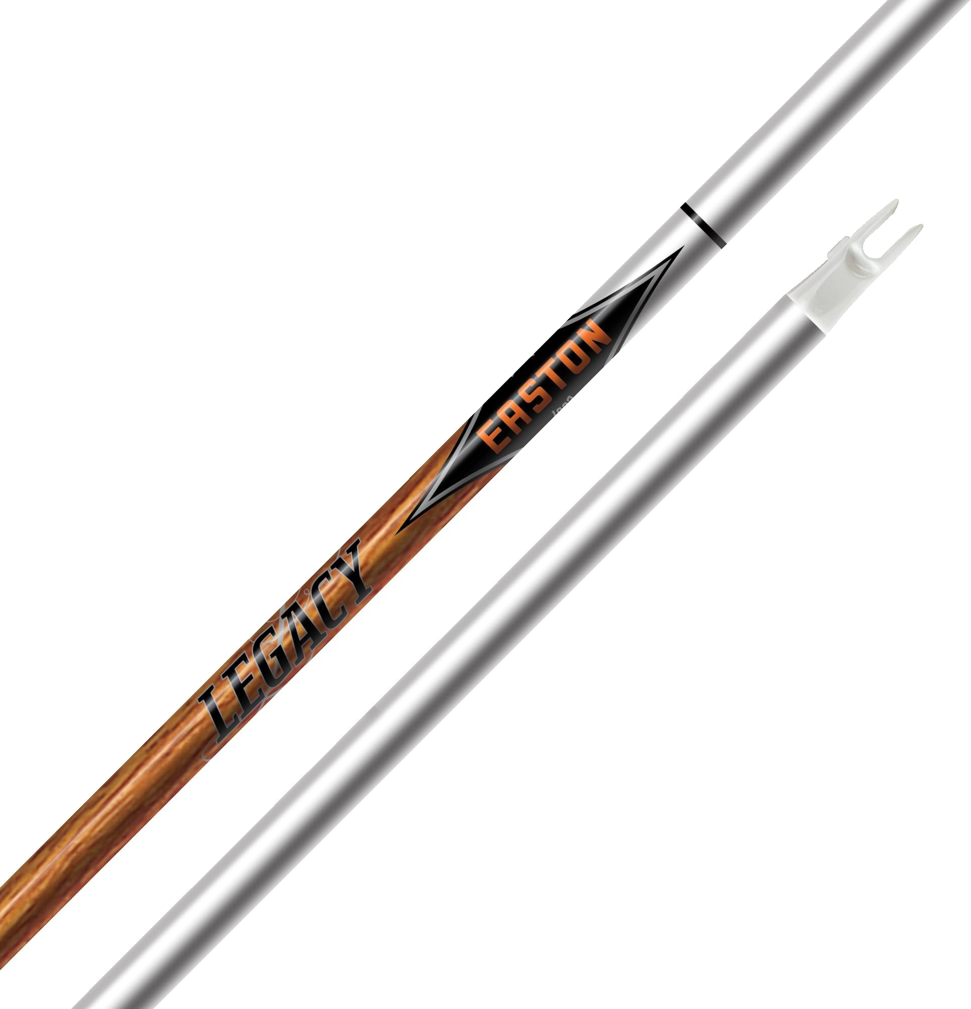 Easton 6.5mm Legacy Carbon Hunting Arrow Shafts, Traditional Wood Grain Finish