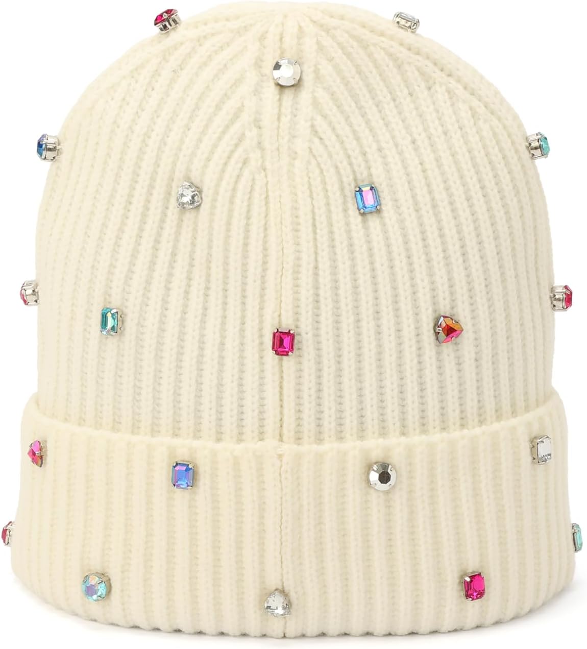 Kate Spade New York Women's Embellished Beanie, Winter Knit Hat, Wool Blend - Image 3