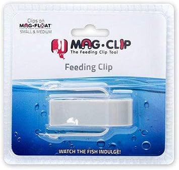 Mag-Float Mag Clip Algae Scraper Feeding Clip Attachement 030 & 125 Small & Medium | Glass Aquarium Cleaning Attachment