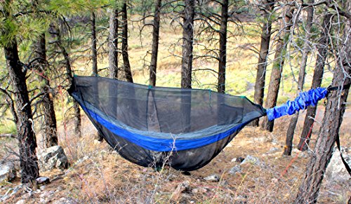 Hammock Bliss Mosquito Net Cocoon -The Ultimate Hammock Bug Net With Insect Proof No See Um Mesh – Make Hammock Camping A Bug Free Experience #TOP3