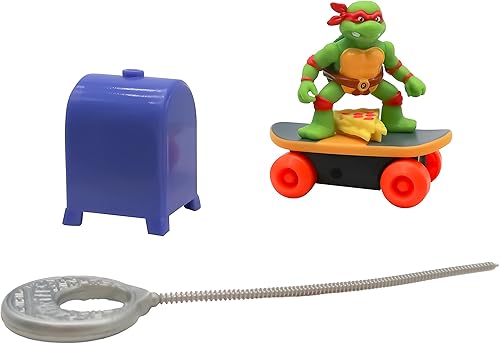 Miniatura 5 de Teenage Mutant Ninja Turtles Switch Kick Skaters - Paquete de 4 patinetas Gyro autoestabilizables, con cuerda antidesgarro, juguete de regalo,