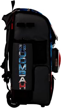 Boombah Superpack Hybrid Rolling Bat Bag - Wheeled & Backpack Version - USA Baseball Grand Slam Black/Red/White