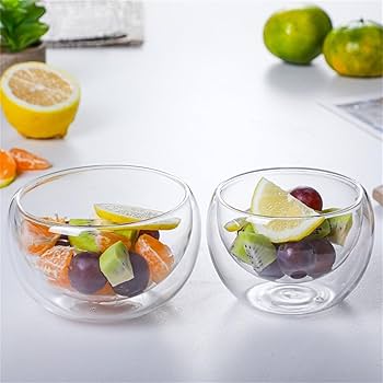 週末のみ特価で♪ 美品/バカラの上品なデザートボウル2つセット Amazon.co.jp: ペアセット デザート・ボウル ダブルウォール 二