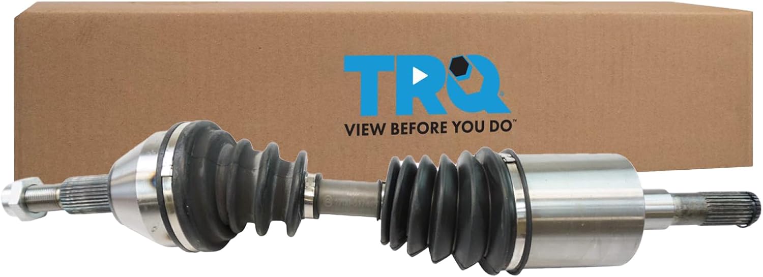 TRQ Front Driver Side CV Axle Assembly Compatible with 2008-2012 Jeep Liberty 4WD 2007-2011 Dodge Nitro 4WD