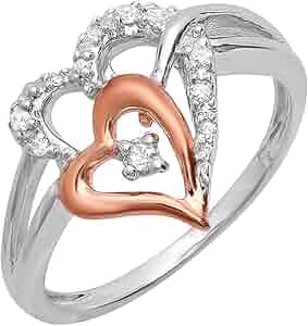 Amazon.com: Dazzlingrock Collection 0.13 Carat (Cttw) Sterling