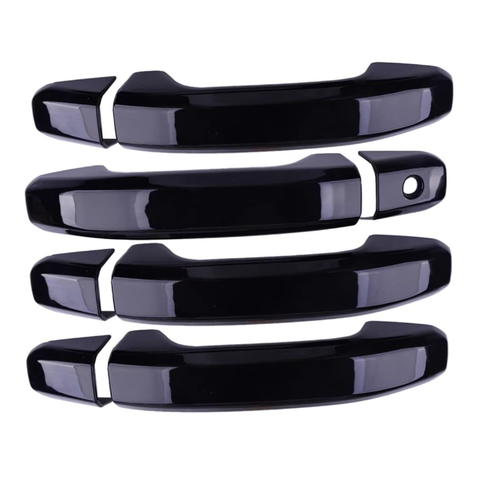 Sywhrev One Color Door Handle Protectors Compatible With Chevy For Tahoe For Suburban 2015-2023 3500 2016-2019 1 Set Car Exterior Door Handle Cover Cap With Keyhole