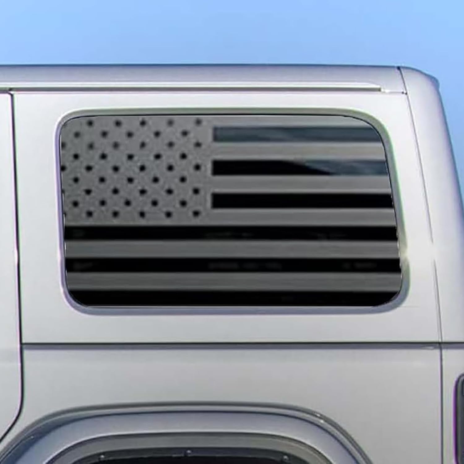 2PCS Rear Window Universal Decals Compatible with Car SUV Trucks,Matte Black Universal Vinyl Exterior Sticker Come with Installation Tool. (Leopard Cheetah)