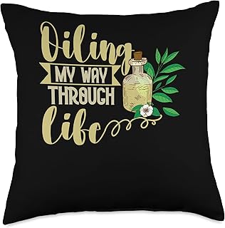 Essential Oils Women Oil Healing Throw Pillow