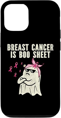 Miniatura 4 de iPhone 13 Pro Max Breast Cancer Is Boo - Funda para disfraz de Halloween para mujer fantasma