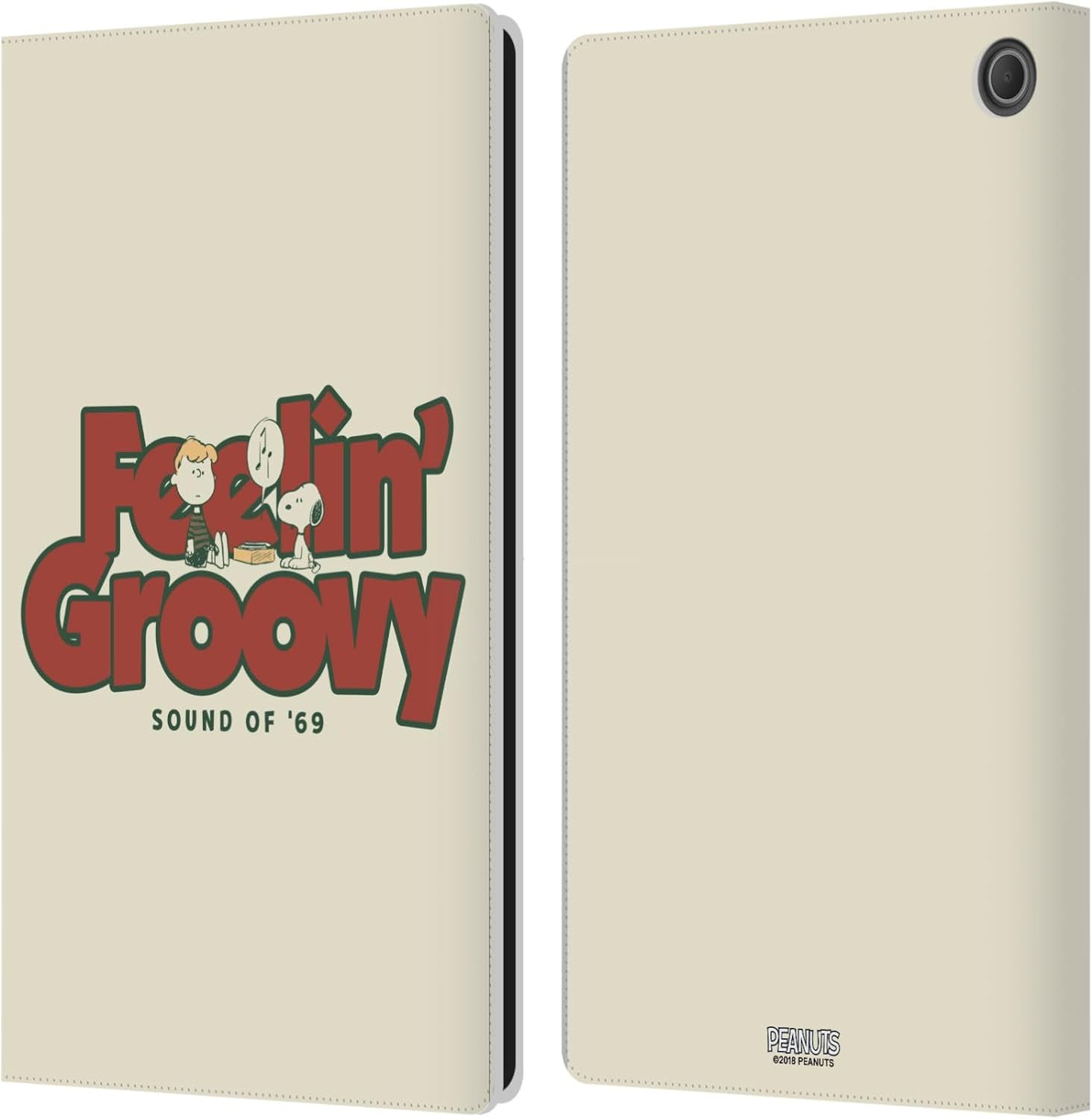 Head Case Designs Officially Licensed Peanuts Snoopy Woodstock Far Out Woodstock 50th Leather Wallet Case Compatible with Kindle Paperwhite 5 (2021)