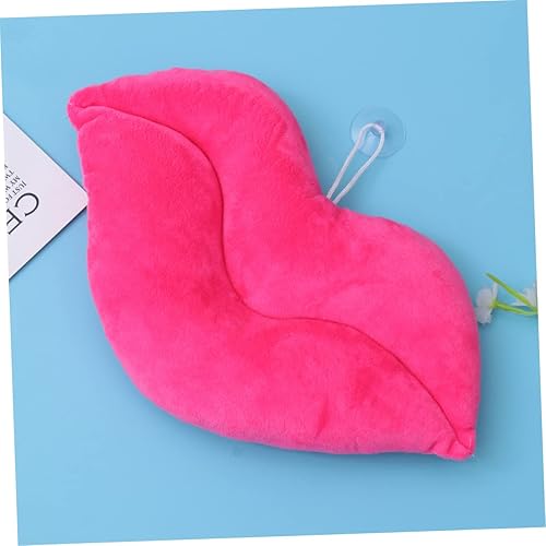 Miniatura 3 de Cojín decorativo 3D para el hogar, para sofá, labios rosados, día de San Valentín (11.8 in)