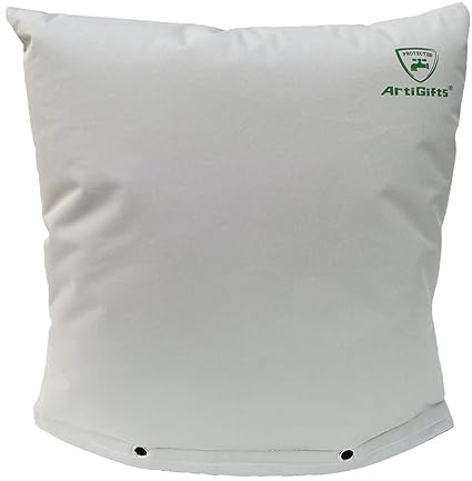ArtiGifts Insulated Pouch - Backflow Insulation Cover for Winter Freeze Protection, Pale Khaki, 25W x 30H - Measure Before Purchase