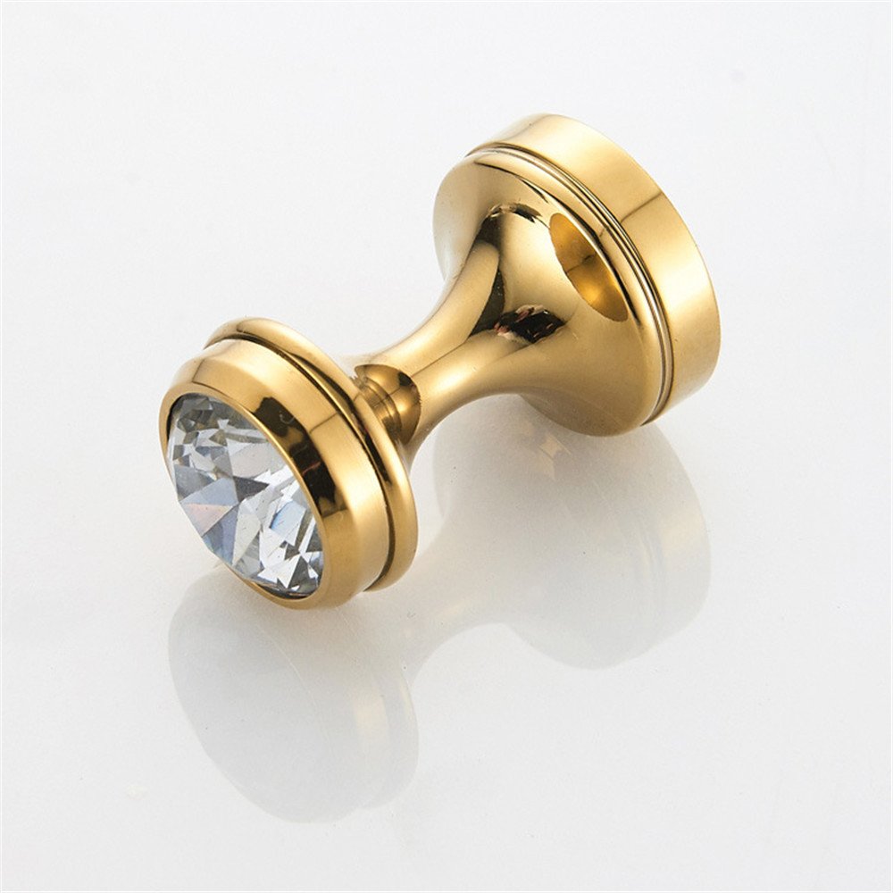 Gancho for toalla, gancho for toalla de lujo, gancho for ropa de 5 piezas, gancho for bata dorado, construcción totalmente de latón macizo for baño montado en la pared, acabado en oro pulido, estilo e