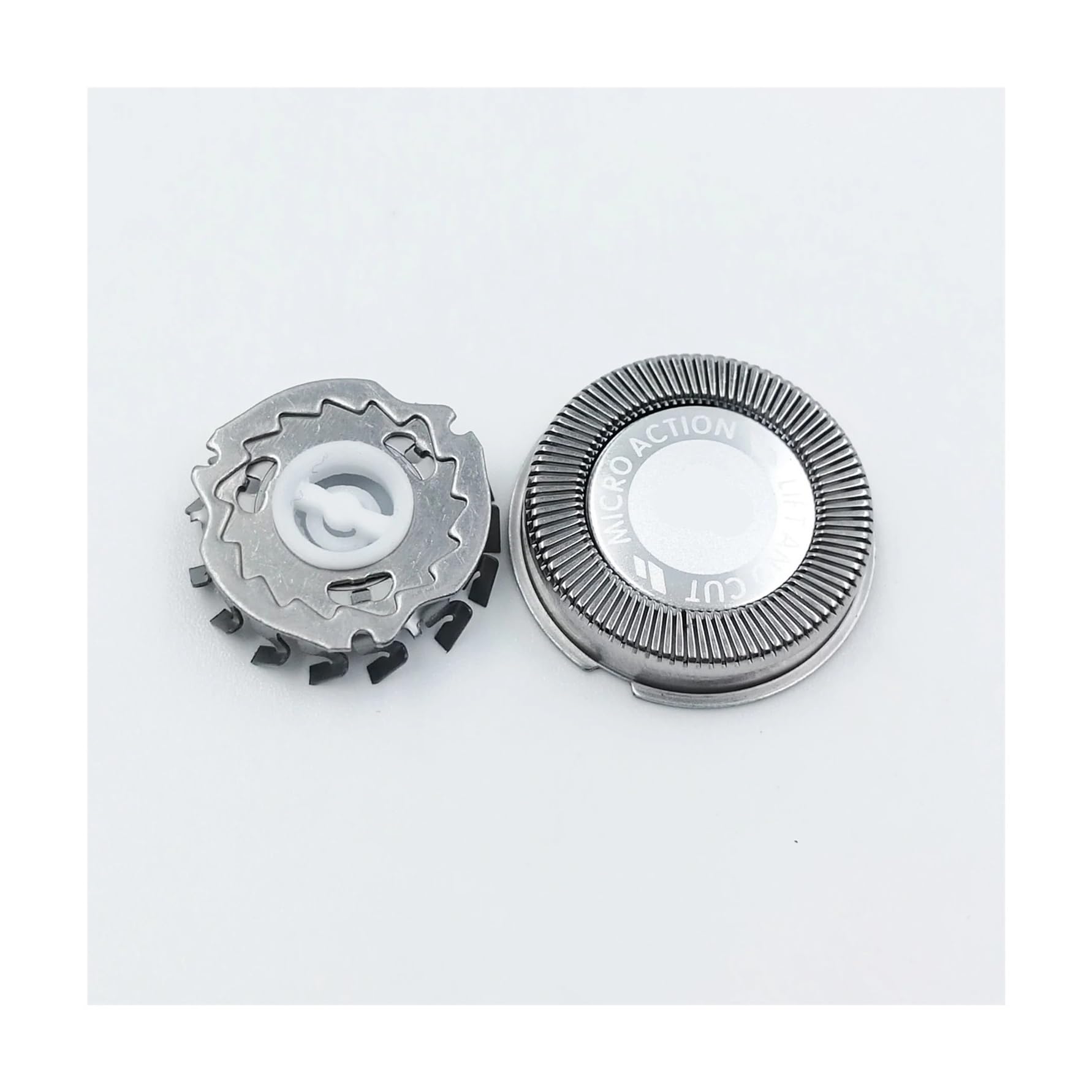 Lot De 3 Têtes De Rasoir Pour Philips Série HS345/HS260 Etc. - Acier Inox